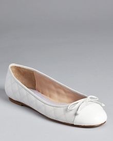 Classic and quilted, these timeless flats were designed for chic women with iconic style. Classic and quilted, these timeless flats were designed for chic women with iconic style.