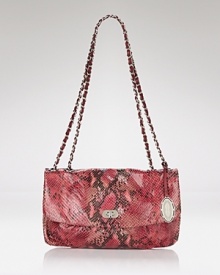 Elie Tahari's embossed python shoulder bag lends exotic appeal after hours. Sized to stow the essentials, this convertible bag is equally enticing over the shoulder or tucked under a LBD. Elie Tahari's embossed python shoulder bag lends exotic appeal after hours. Sized to stow the essentials, this convertible bag is equally enticing over the shoulder or tucked under a LBD.