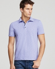 Elie Tahari Craig Slub Polo - Slim Fit Elie Tahari Craig Slub Polo - Slim Fit