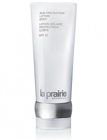 Enjoy your sun-drenched activities while using Sun Protection Lotion SPF 30 Body. The perfect product for outdoor sun exposure. Brilliantly formulated with moisturizing, nourishing and energizing elements to help guard your skin from potentially damaging rays from the sun. 6 oz. Enjoy your sun-drenched activities while using Sun Protection Lotion SPF 30 Body. The perfect product for outdoor sun exposure. Brilliantly formulated with moisturizing, nourishing and energizing elements to help guard your skin from potentially damaging rays from the sun. 6 oz.