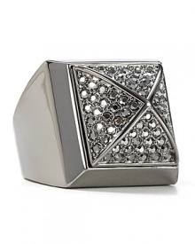 A little geometric, a little glamourous. MICHAEL Michael Kors' pyramid ring adds an edge. A little geometric, a little glamourous. MICHAEL Michael Kors' pyramid ring adds an edge.