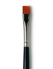 Flat Eye Liner Brush, Long. Line the eye to perfection using this flat brush of synthetic fibers. Individually hand-tied by expert brush makers, the shape and size were precisely created to pick up, hold and apply makeup in the best possible way. Handmade Flat Eye Liner Brush, Long. Line the eye to perfection using this flat brush of synthetic fibers. Individually hand-tied by expert brush makers, the shape and size were precisely created to pick up, hold and apply makeup in the best possible way. Handmade