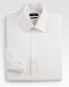 A button-down basic in broadcloth Italian cotton poplin. Two-button cuffs Machine wash Imported