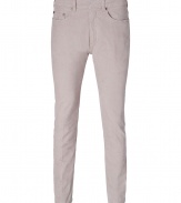 The classic corduroy gets a high style kick with this edgy-cool take from Neil Barrett - Five-pocket styling, straight leg, extra side pocket at thigh, slim fit - Pair with a cashmere pullover and a leather jacket