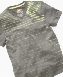 Engineering cool. He can build out his set of basics with this sharp graphic v-neck t-shirt from Epic Threads. Engineering cool. He can build out his set of basics with this sharp graphic v-neck t-shirt from Epic Threads.