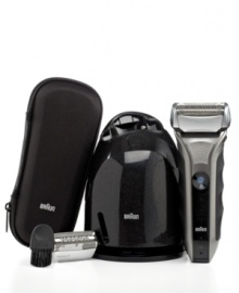 Face the day! This powerful shaver sets you up for success with a triple action cutting system that gets even closer for cleaner, smoother results. ActiveLift technology grabs flat lying hair in tricky places, while an OptiFoil head adapts to the curves & contours of your cheeks, jaw line and chin. 2-year warranty. Model 5-590CC. Face the day! This powerful shaver sets you up for success with a triple action cutting system that gets even closer for cleaner, smoother results. ActiveLift technology grabs flat lying hair in tricky places, while an OptiFoil head adapts to the curves & contours of your cheeks, jaw line and chin. 2-year warranty. Model 5-590CC.
