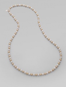 THE LOOKSingle strand of crema rosa, white & champagne color round pearls Gold vermeil spring clip claspTHE FITLength, about 36THE MATERIALMan-made pearls 18k gold vermeilORIGINImported THE LOOKSingle strand of crema rosa, white & champagne color round pearls Gold vermeil spring clip claspTHE FITLength, about 36THE MATERIALMan-made pearls 18k gold vermeilORIGINImported