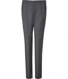 Bring some stylish pizzazz to your workweek look with these sophisticated pants from Hugo - Slim fit, front creases, off-seam pockets, back welt pockets with button - Pair with a sleek button down, matching blazer, and dress shoes for an office-to-evening ensemble Bring some stylish pizzazz to your workweek look with these sophisticated pants from Hugo - Slim fit, front creases, off-seam pockets, back welt pockets with button - Pair with a sleek button down, matching blazer, and dress shoes for an office-to-evening ensemble
