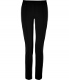 Flattering black skinny leg pants from Plein Sud- These curve-hugging skinny pants bring sophisticated appeal to any look - Belt loops, rivet details, slim fit - Pair with an oversized blouse, a draped leather jacket, and lace up platform booties