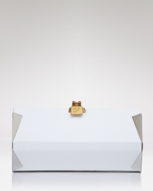 DIANE von FURSTENBERG's metal clutch is a perfect plus one. Versatile enough to go with a spectrum of after-hours looks, this clutch adapts to whatever the night (or your closet) throws at it.