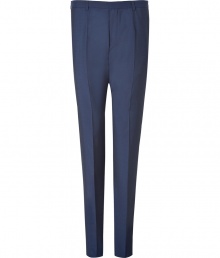 Bring some stylish pizzazz to your workweek look with these sophisticated pants from Hugo - Slim fit, front creases, off-seam pockets, back welt pockets with button - Pair with a sleek button down, matching blazer, and dress shoes for an office-to-evening ensemble Bring some stylish pizzazz to your workweek look with these sophisticated pants from Hugo - Slim fit, front creases, off-seam pockets, back welt pockets with button - Pair with a sleek button down, matching blazer, and dress shoes for an office-to-evening ensemble