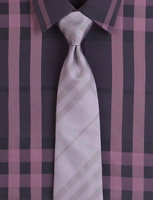 The iconic check pattern is rendered with tonal color in gently woven silk.Mulberry silkDry cleanMade in Italy The iconic check pattern is rendered with tonal color in gently woven silk.Mulberry silkDry cleanMade in Italy