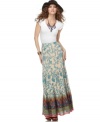 Oh-so boho, this floral & paisley printed Free People maxi skirt is perfect for casual spring days!