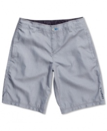 From the streets to the skatepark, these O'Neill board shorts are rad enough to go just about anywhere. From the streets to the skatepark, these O'Neill board shorts are rad enough to go just about anywhere.
