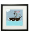 Ahoy! Encourage little ones to seek out adventure, treasure and the occasionally scallywag with this terrific framed art for their bedroom or play area.