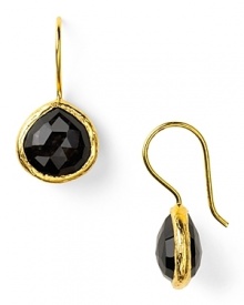 Make every look dazzle with Coralia Leets' petite onyx teardrops. These gemstones look effortless paired with slink knits or something cocktail dressier. Make every look dazzle with Coralia Leets' petite onyx teardrops. These gemstones look effortless paired with slink knits or something cocktail dressier.