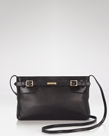 Tap this season's compact accessories trend with Burberry's embossed leather crossbody bag. Slip this sleek style across the body with wax effect denim to channel the label's it-British look. Tap this season's compact accessories trend with Burberry's embossed leather crossbody bag. Slip this sleek style across the body with wax effect denim to channel the label's it-British look.