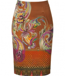 Blossom into new season sophistication in Etros richly hued floral print skirt, tailored to perfection for a flattering fit - Hidden side zip, form-fitting - Pair with tailored blazers and a shopper tote for work Blossom into new season sophistication in Etros richly hued floral print skirt, tailored to perfection for a flattering fit - Hidden side zip, form-fitting - Pair with tailored blazers and a shopper tote for work