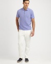 Knit cotton jersey shaped in a modern update to the classic polo.Four-button placketCottonMachine washImported