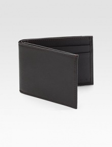 EXCLUSIVELY OURS. An everyday essential in a slightly slimmer design crafted of rich, pebbled leather.One bill compartmentFour credit card slots4¼ X 3Imported EXCLUSIVELY OURS. An everyday essential in a slightly slimmer design crafted of rich, pebbled leather.One bill compartmentFour credit card slots4¼ X 3Imported