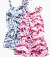 Adorable and chic tie-dye romper by Jessica Simpson. Makes a great gift.