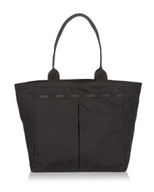 Bring some chic style to your everyday looks with LeSportsac's tote black nylon ripstop. Bring some chic style to your everyday looks with LeSportsac's tote black nylon ripstop.