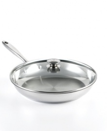 Take your culinary cues from Wolfgang Puck, one of the world's top chefs. The spectacular omelette pan is perfect for everyday and gourmet cooking, crafted in beautiful, polished 18/10 stainless steel with an encapsulated aluminum core to help conduct heat. Limited lifetime warranty. Take your culinary cues from Wolfgang Puck, one of the world's top chefs. The spectacular omelette pan is perfect for everyday and gourmet cooking, crafted in beautiful, polished 18/10 stainless steel with an encapsulated aluminum core to help conduct heat. Limited lifetime warranty.