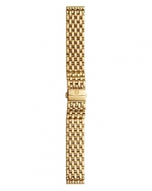 A languid 7-link bracelet from Michele, with snap closure.