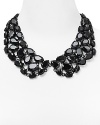 Rim your neckline in kate spade new york's sweet style with this collar of resin stones.