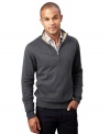 Layer up with this handsome sweater from Marc New York.