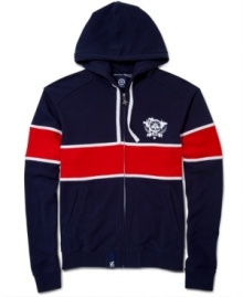 Zip into your favorite casual style. With sweet color-blocking, LRG updates your fave hoodie. Zip into your favorite casual style. With sweet color-blocking, LRG updates your fave hoodie.