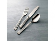 With a dedication to perfection and quality, Christofle flatware creations unite craftsmanship and modern technique, resulting in flatware to be handed down through generations. Osiris stainless flatware features fluting with reed ornamentation, a modern interpretation of traditional plant motif designs. With a dedication to perfection and quality, Christofle flatware creations unite craftsmanship and modern technique, resulting in flatware to be handed down through generations. Osiris stainless flatware features fluting with reed ornamentation, a modern interpretation of traditional plant motif designs.