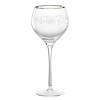 Delicately-etched leaves dance across these elegant crystal wine glasses lending timeless allure to celebrations and fine dining occasions.