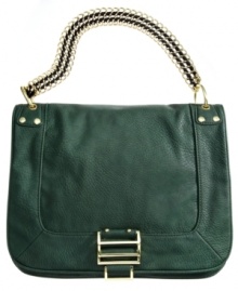 Lend low key luxury to every look with this chic shoulder bag from Olivia + Joy. The classic front flap design is updated with chain-link detailing and buckle accent, while the interior offers plenty of space for a city girl's essentials. Lend low key luxury to every look with this chic shoulder bag from Olivia + Joy. The classic front flap design is updated with chain-link detailing and buckle accent, while the interior offers plenty of space for a city girl's essentials.