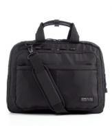 There's a place for everything in an expandable briefcase that takes into account your ever-changing itinerary, offering pockets designed for your business essentials, a removable laptop sleeve that slips in and out with ease and a two-file divider to keep paperwork in order no matter where you go. Limited lifetime warranty.
