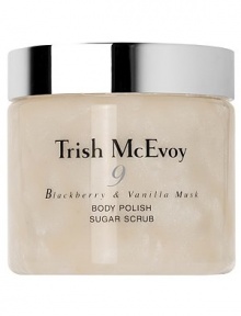 #9 Blackberry & Vanilla Musk Body Polish Sugar Scrub. Treat your skin to a skin softening treatment. Rich, creamy and infused with sugar granules, the sugar scrub gently exfoliates your skin, leaving it velvety smooth to the touch. 18.5 oz. #9 Blackberry & Vanilla Musk Body Polish Sugar Scrub. Treat your skin to a skin softening treatment. Rich, creamy and infused with sugar granules, the sugar scrub gently exfoliates your skin, leaving it velvety smooth to the touch. 18.5 oz.
