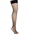 Detailed in fine black fishnet, Fogals seamless thigh-high stockings are a chic way to add a seductive edge to your outfit - Chic stretch stay-up border, seamless, invisible heel and toe - Perfect for wearing with pencil skirts or flirty cocktail dresses