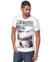 Keep your simple swagger with this easy-to-pair t-shirt from Marc Ecko Cut & Sew.