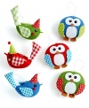 Hoot hoot or cheep cheep? Whimsical knit birds or owls add some homespun charm to your tree this holiday season.