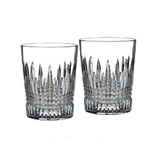 Celebrating 60 years of their celebrated Lismore design, this anniversary collection features exquisite horizontal and vertical cuts and diamond-like facets that radiate brilliantly. Celebrating 60 years of their celebrated Lismore design, this anniversary collection features exquisite horizontal and vertical cuts and diamond-like facets that radiate brilliantly.