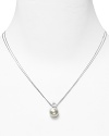 Majorica's pearl pendant necklace is ever-elegant -- perfect for everyday style and special occasions.