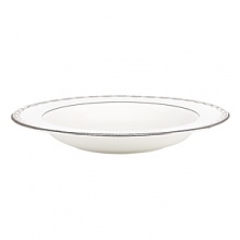 Elegant and traditional, this fine china, featuring graceful platinum scalloping, calls to mind the perfectly iced wedding cake. Elegant and traditional, this fine china, featuring graceful platinum scalloping, calls to mind the perfectly iced wedding cake.