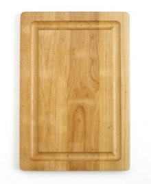 From golden brown turkey to fork-tender brisket, carving is an important part of presenting any mouthwatering meal. This roasting board has a rustic, artisan appearance that helps put your main coarse in the spotlight. Limited lifetime warranty. From golden brown turkey to fork-tender brisket, carving is an important part of presenting any mouthwatering meal. This roasting board has a rustic, artisan appearance that helps put your main coarse in the spotlight. Limited lifetime warranty.