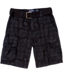 A classic look with a twist. These paisley shorts from American Rag stay cool all season long.