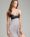 Josie combines worn-in, vintage jersey with intricate lace to create a soft and chic chemise.