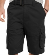 Need a go-to pair of shorts for spring and summer? These washed and belted cargos help you greet the warmer weather in style. (Clearance)