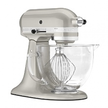 This appealingly retro stand mixer is a kitchen essential for the serious home cook. With 10 speed settings and a tilt-back mixer head for easy access to the 5-qt. work bowl. This appealingly retro stand mixer is a kitchen essential for the serious home cook. With 10 speed settings and a tilt-back mixer head for easy access to the 5-qt. work bowl.