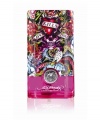 Ed Hardy Hearts and Daggers for Women Eau de Parfum features top notes of blood orange orpur, violet leaf and apple; middle notes of mango, apple blossoms and pink jasmine; and drying notes blending cashmere musk, amber, benzoin tears orpur and blond wood....