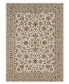 Utterly remarkable in its rich detail and beautiful, soft tones of ivory and beige, the Samira area rug from Loloi updates any space with traditional Turkish-inspired design. Crafted in Turkey of ultra-durable and easy-to-clean polypropylene.