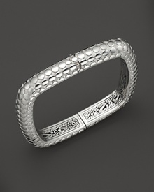 John Hardy Dot Sterling Silver Slim Square Bangle John Hardy Dot Sterling Silver Slim Square Bangle